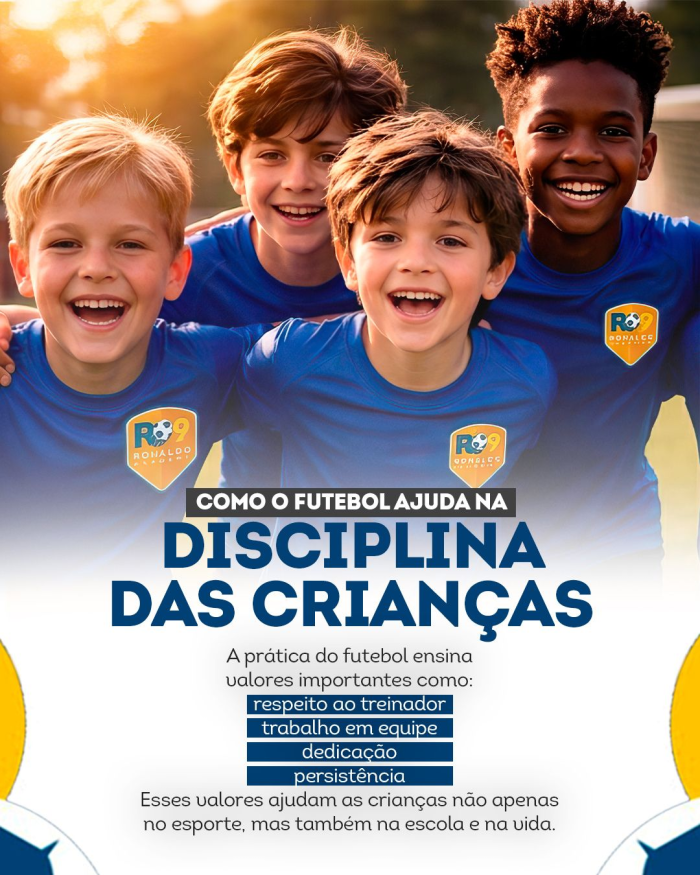 Como o futebol ajuda na disciplina das crianças
