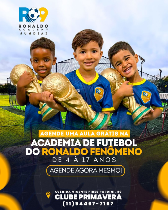 Academia de Futebol do Ronaldo Fenômeno em Jundiaí