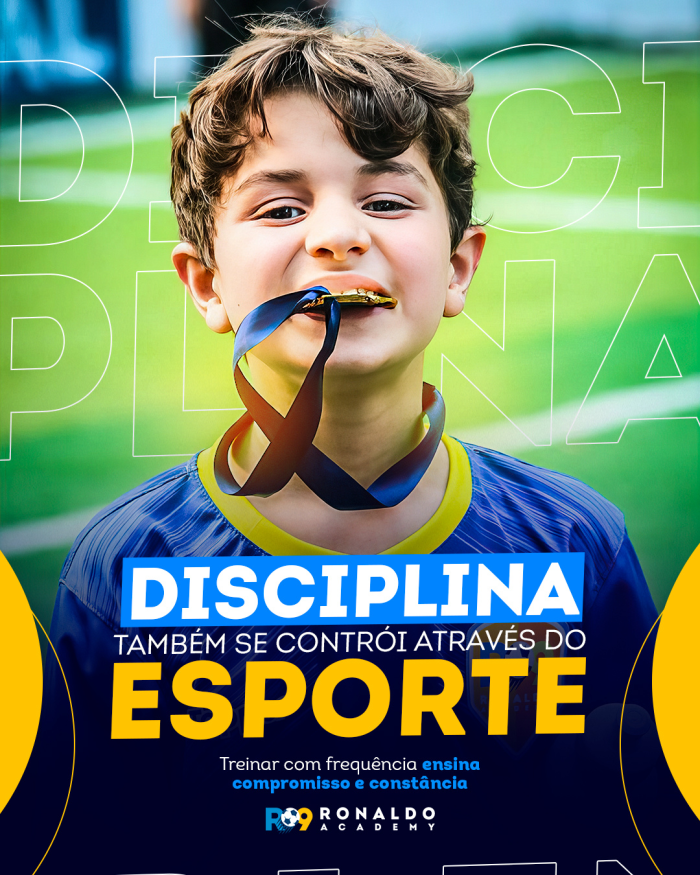 Disciplina também se constrói através do esporte