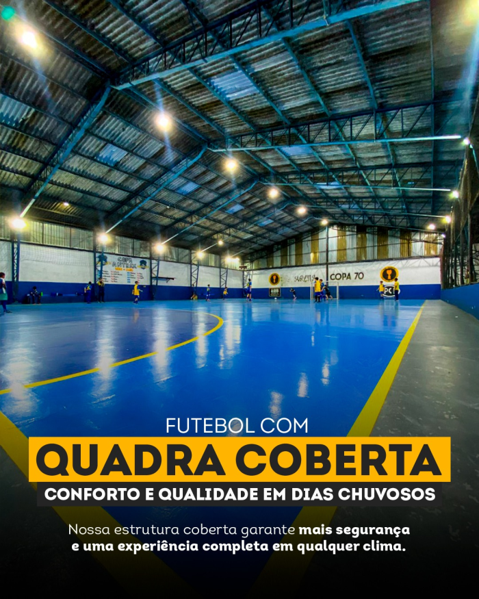 Futebol com Quadra Coberta: Mais Conforto e Segurança nos Treinos
