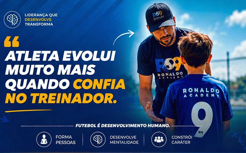 Liderança Inteligente no Futebol de Base: formar atletas começa pela confiança