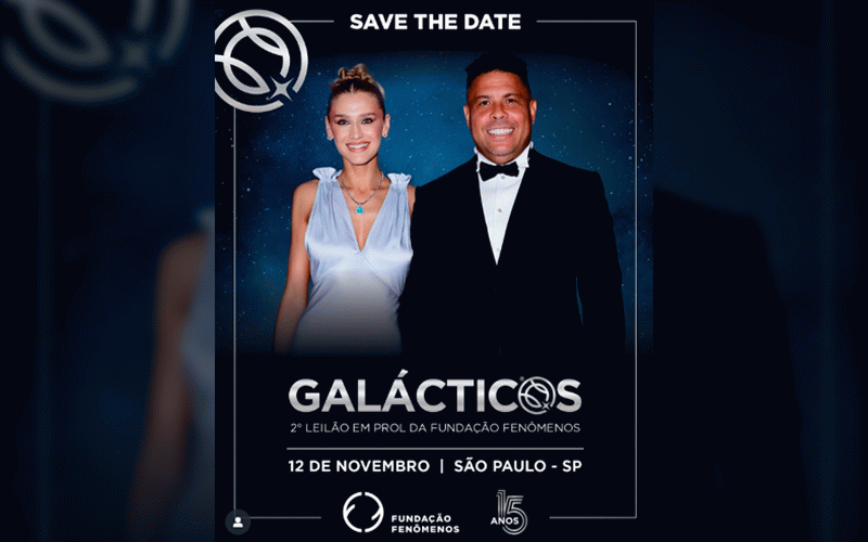 Ronaldo Academy participa do Leilão Beneficente da Fundação Fenômenos 2025