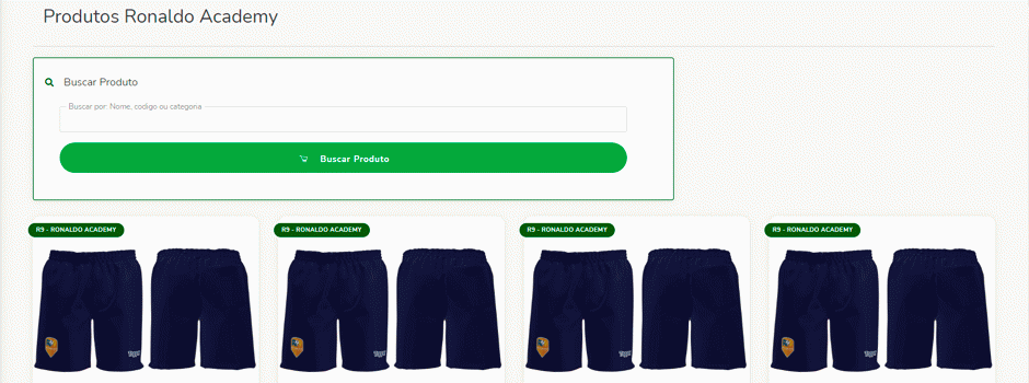 Sistema de Pedidos Ronaldo Academy